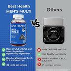Men’s Multivitamin Gummies, Men’s Multivitamin Gummies with CoQ10, Vitamins A, C, Zinc & More, Natural BlackBerry Flavor with Other Natural Flavors (180ct)