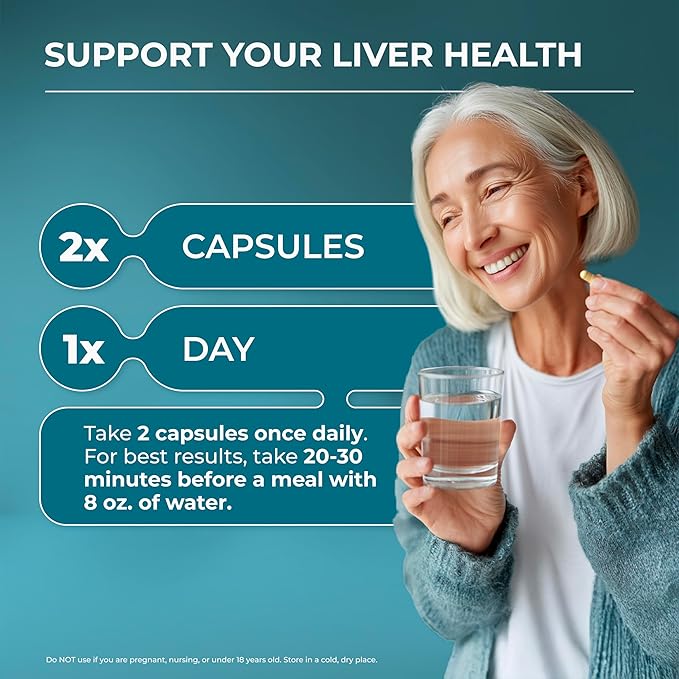PUREHEALTH RESEARCH Liver Health – Liver Cleanse Detox & Repair Support Supplement- with Milk Thistle, Turmeric Powder, Dandelion, Artichoke, Beet Root, Ginger, L Cysteine HCL & More - 60 Capsules