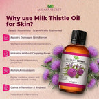 Mayan's Secret Milk Thistle Seed Oil Pure Cold Pressed Rich in Vitamin E and for Aging Skin