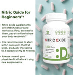 Nitric Oxide Supplement 3,000mg, 300 Capsules | 12-in-1 Complex for Men & Women – Arginine, Citrulline, Korean Red Ginseng, Tongkat Ali, Maca Root, & Marshmallow Blend*