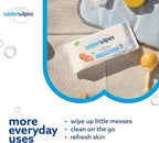 WaterWipes Sensitive+ Newborn & Baby Wipes, 3-In-1 Cleans, Cares, Protects, 99.9% Water, Unscented & Hypoallergenic, 240 Count (4 Packs)