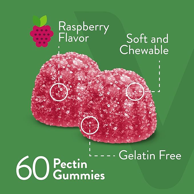VITEEY Magnesium Gummies for Adults - 66mg of Magnesium Citrate Gummy for Calm, Sleep, Nerve & Muscle Function Support - Vegetarian, Gluten Free - 60 Count