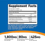 Nutricost Glucosamine 1800mg with Chondroitin & MSM, 240 Tablets, 120 Servings - Non-GMO, Gluten Free (Pack of 2)