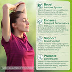 NEVISS Vegan Multivitamin for Women & Men w/Methyl B12, D3 K2, Plant Based Omega 3 (DHA+EPA), Iron, Choline, Zinc, Whole Food Daily Vitamins Gummies for Vegans & Vegetarians, Sugar Free, 60Cts