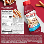 Premier Protein Shake,Cinnamon Roll,30g Protein,No Added Sugar,24 Vitamins & Minerals to Support Immune Health,11.5 fl oz (Packaging May Vary),(Pack of 24)