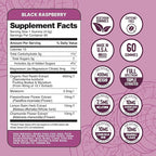 Troomy Sleep Gummies for Adults and Kids, Great Tasting Black Raspberry, Red Reishi Mushroom, Easy Restful Natural Sleep Aid, 60 Count