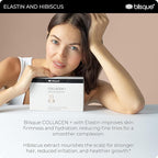 Blisque - Liquid Collagen Tri-Peptide Complex | with Biotin and Hyaluronic Acid | for Hair, Skin, and Nails | 10 Bottles | 10-Day Supply