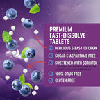 Melatonin 10mg Per Serving - Fast Dissolve Sleep Support Supplements for Adults - Extra Strength Melatonin Tablets for Restful Sleep Support, Strawberry Flavor, Vegetarian - 60 Day Supply
