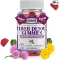 Liver Cleanse Detox & Repair Gummies — Sugar-free, US-Made, 1500mg Milk Thistle Supplement with Artichoke, Dandelion and 20+ Herbs — Liver Support Supplement for Men & Women(60 Vegan Gummies)