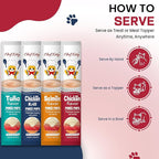 Cat Treats Lickable | Grain-Free Cat Food Toppers, High Protein | Creamy Puree Squeeze Ups with Vitamin E & Taurine, Digestible Formula | 0.5 oz. Each Tube, Chicken & Seafood Mix Variety | 10 Tubes