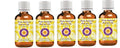 Deve Herbes Pure Apricot Kernel Oil (Prunus armeniaca) Cold Pressed (Pack of Five) 100ml X 5 (16.9 oz)