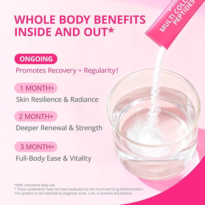 Collagen Powder for Women, Collagen Peptides Powder with Probiotics, Prebiotic Collagen Protein for Skin, Hair, Bone & Joint | 16-in-1 Sugar-Free Formula, Unflavored