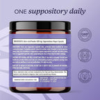 Boric Acid Suppositories for Women 600mg | pH Balance, Vaginal Odor & Itching | Feminine Hygiene & Intimate Health Support | Boric Acid for Women Vaginal Suppositories | Unscented, Vegan | 30 Ct