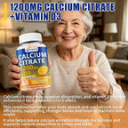 (2 Pack) Calcium Citrate with Vitamin D3 Gummies, 1200 mg Calcium Supplement for Women & Men, Supports Bone, Muscle & Teeth Health, Liquid-Filled Gummies with 5X Faster Absorption, Vegan - 120 Count
