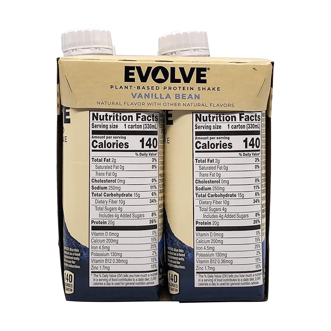 EVOLVE Vanilla Bean Protein Shakes, 11 FZ
