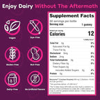 Lactase Enzyme Gummies 9000+ FCC 60 Count – Digestive Enzyme Supplement for Dairy Foods, Chewable Lactase Support, Vegan, Kosher, Made in USA | Moozyme™