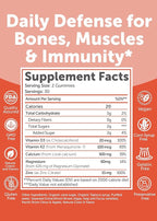 Lunakai USA Made Calcium Magnesium Zinc Gummies with Vitamin D3 & K2 – Delicious 5-in-1 Supplement for Daily Bone, Muscle & Immune Support for Women, Men & Kids, 60ct