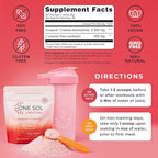 One Sol Creatine for Women, All Natural Women’s Creatine Powder w Creapure & Leucine, Increase Lean Muscle Mass, Reduce Recovery Time, Promotes Brain & Bone Health (Sour Cherry, 60 Servings)