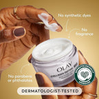 Olay Collagen Peptide Face Moisturizer,Firming Cream for Women,Fragrance-Free,Non-Greasy-Hydrating,Anti-Aging,Anti-Wrinkle,Smoothing of Fine Lines,Tightening Skin Care-Niacinamide,1.7 Oz,(Pack of 2)