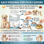 Cranberry D-Mannose for Dogs, Support for Bladder & UTI, Pet Urinary Tract + Immune Health Supplement, Cranberry for Dogs with D-Mannose & Vitamin C, 150 Chewable Tablets