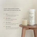Perelel Triple-Support Plant Based Protein Powder, Creamy Vanilla, 20g Vegan Protein Powder, 3g Creatine Monohydrate, & 5g Prebiotic Fiber per Serving, Dairy Free, No Sugar Added, 15 Day Supply