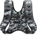 ZELUS Weighted Vest, 6lb/8lb/12lb/16lb/20lb/25lb/30lb Weight Vest with Reflective Stripe for Workout, Strength Training, Running, Fitness, Muscle Building, Weight Loss, Weightlifting