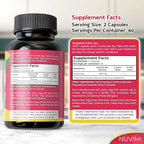 D Mannose 180 Capsules - 1000 mg per Dose - Dietary Supplement Helps Promote Urinary Tract Health - Natural Vegan UTI Defense
