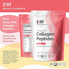 Zint Collagen Peptides Powder (32 oz) | Grass-Fed, Hydrolyzed Type I & III | Supports Skin, Hair, Joints & Gut Health | Rich in Key Amino Acids | Paleo-Friendly, Keto, Non-GMO, Unflavored