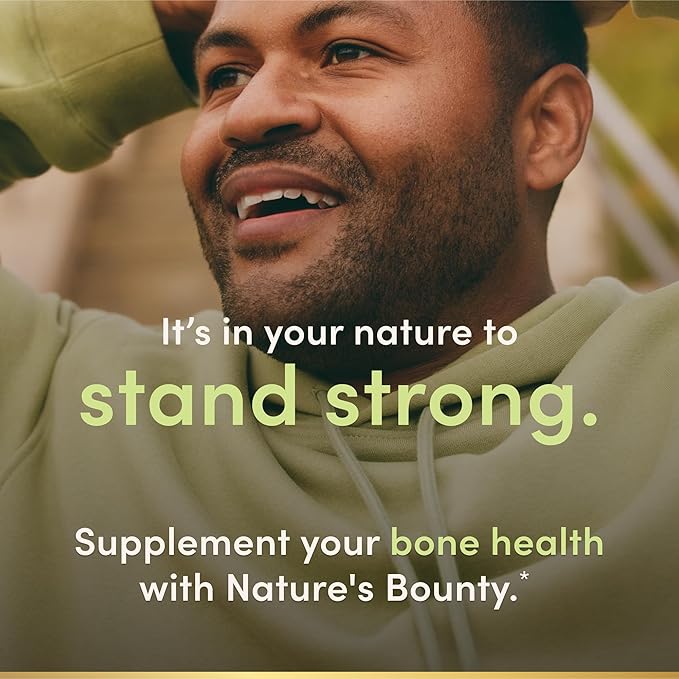 Nature's Bounty Calcium 1200 mg with Vitamin D3, Bone Health & Immune Support, Vitamin D3 1000 IU, 220 Softgels (Pack of 2)