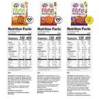 Lenny & Larry's FITZELS Protein Pretzels [GAME DAY Variety Pack] – 12 x 3oz Bags of High Protein Snacks with 20g Plant Based Protein – Incredibly Tasty with Salty Crunch