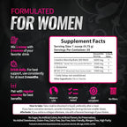 Creatine for Women – Supplement with Collagen & BCAA – Supports Muscle Development, Post-Workout Recovery, Skin Elasticity, Healthy Hair & Nail - (2 Pack x 30 Servings, Unflavored)