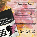 Feminine Balance Probiotic Gummies for Women - with Hawaiian Pineapple, pH Balance Support, Healthy Odor & Flora, Vaginal & Immune Health, Vegan Dietary Supplement - 60 Gummies (1)
