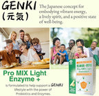 Pro Mix Light Enzyme Plus - Kefir and Digestive Enzymes - for Supporting Digestion and Gut Health - Japanese Supplement with Probiotics, Prebiotics, and Enzymes - 20 Powder Stick-Packs