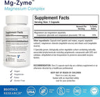 Biotics Research Mg-Zyme™ Triple Magnesium Complex 100 mg- Magnesium Glycinate, Gluconate, Aspartate Chelated Supplement, High Absorption, Support Sleep, Energy, Cardiovascular Health–100 Capsules