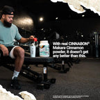 GHOST Whey Protein Powder, Cinnabon - 2LB, 25G of Protein - Cinnamon Roll Flavored Isolate, Concentrate & Hydrolyzed Whey Protein Blend - Post Workout Shakes - Soy & Gluten Free