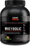 GNC AMP Wheybolic Protein Powder, Targeted Muscle Building and Workout Support Formula, Pure Whey Protein Powder Isolate with BCAA, Gluten Free, Salted Caramel Apple, 25 Servings