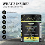 Best Naturtals Shilajit Gummies from Himalayan - 60 ct - Made with Ashwagandha, Black Musli, and Gokshura