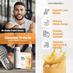 WonderSlim Meal Replacement Shake, Orange Creamsicle, 15g Protein, 25 Vitamins & Minerals, Gluten Free, Low Carb (7ct)
