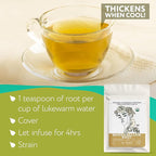 Marshmallow Root Tea Organic (4oz.) - Marshmellow Root Herb (Althea Officinalis) - Throat Tea - Great for Gut Lining, Digestion, Respiratory Health - Blood, Bones, Skin, Hair – 4 Ounces