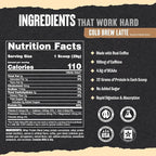 Animal 100% Whey Protein Powder Samples & 25oz BPA Free Shaker Bottle – Real Instant Iced Coffee Whey + 20g of Protein, 120mg of Caffeine Meal Replacement with BCAA – Cold Brew Latte, 3 Single Packets