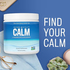Natural Vitality Calm, Magnesium Supplement, Anti-Stress Drink Mix Powder, Gluten Free, Vegan, & Non-GMO, Watermelon, 16 oz