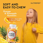 NutraPep Teens Height Growth Supplement Gummies - Kids Grow Taller Natural Height Increaser Multivitamin - with Calcium Vitamin D3 K2 Zinc L-Arginine L-Glutamine L-Ornithine for Boys Girls