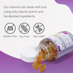 Salaam Nutritionals - Multivitamins, Multivitamins for Kids, Gummy Vitamins with 13 Essential Vitamins + Minerals, Bone and Immunity Support, 90 Count, 3 Packs