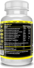 ACTIF Telomere Mega Support with 10+ Factors, Non-GMO, Telomerase and DNA Supplement for Energy, Memory and Anti-Aging, Made in USA, 60 Count