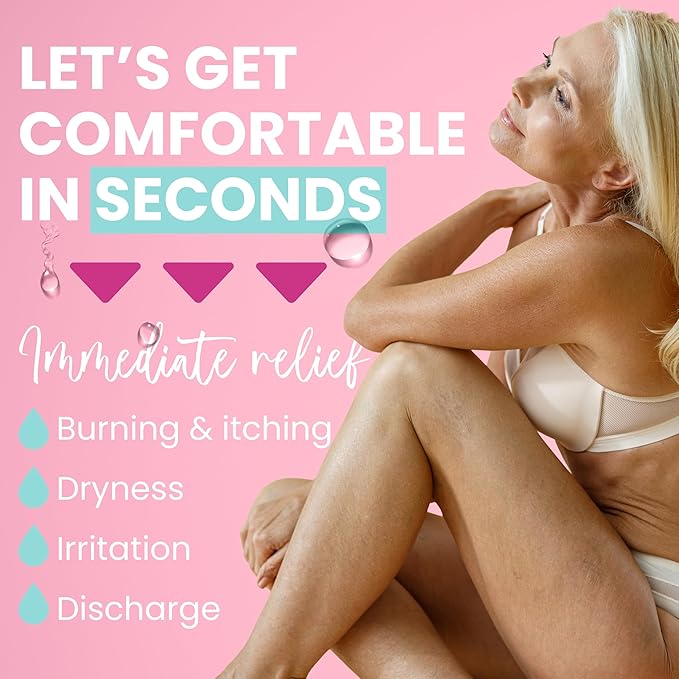 Hydro GYN Vaginal Moisturizer | Long Lasting for Vaginal Dryness & Irritation | Hyaluronic Acid & Vitamin E | Feminine Care Hormone Free | Pre and Post Menopausal | 3 Pre Filled Applicators