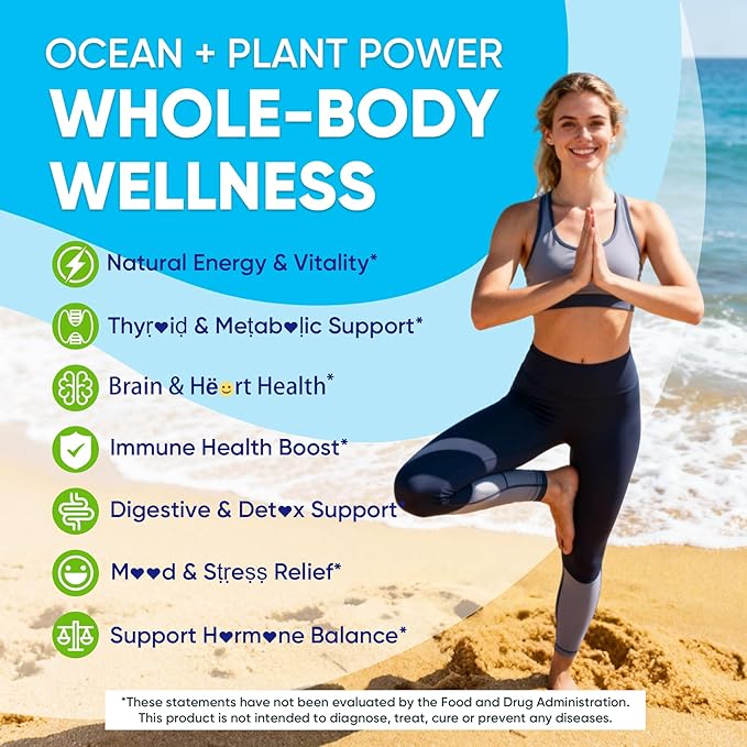 Sea Moss Gummies + Algae Omega-3 for Men Women, Sugar-Free Vegan 15-IN-1 Irish Seamoss Superfood with/EPA DHA, Vitamins B12 D3, Turmeric, Elderberry, Burdock Root, Support Energy, Brain, Immune 1 Pack