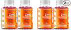 Vitamatic Zinc 50mg Gummies – 60 Vegan Gummies – Gluten-Free – 4 Pack