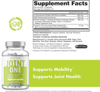 JointOne Joint Support by NutraOne - Joint Supplement for Women and Men to Help Maintain Joint Health with Collagen, Glucosamine, and Turmeric* (90 Capsules)