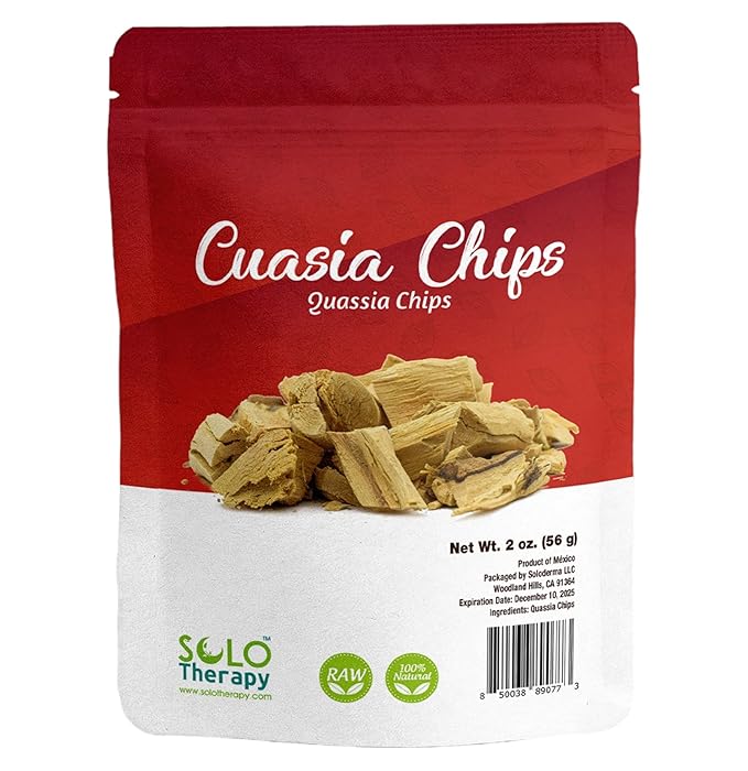 Cuasia Tea - 56 grams - Cuasia Herb - Te de Cuasia - Quasia Chips - Cuasia Bark Herbal Tea - Resealable Bag - 56 grams - Premium Quality (Cuasia Herb)
