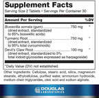 Douglas Laboratories Boswellia-Turmeric Complex | Botanical Extracts to Support Normal Recovery of Joints and Muscles After Exercise or Activity* | 60 Tablets